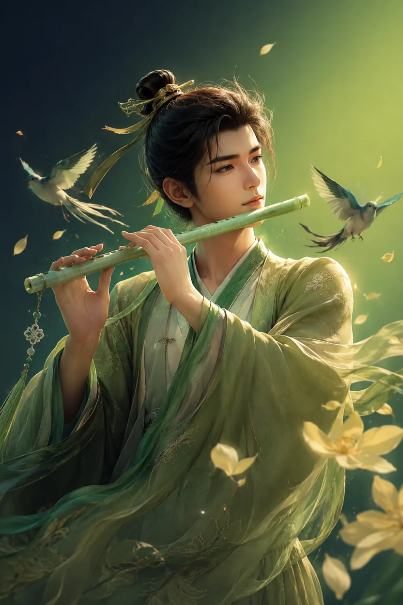 韩湘子 · 文艺担当 · 玉笛