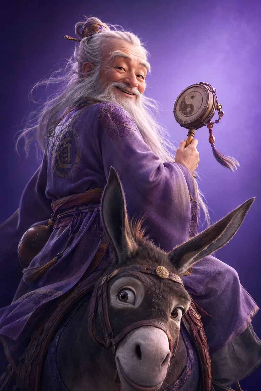 张果老 · 倒骑毛驴 · 老顽童